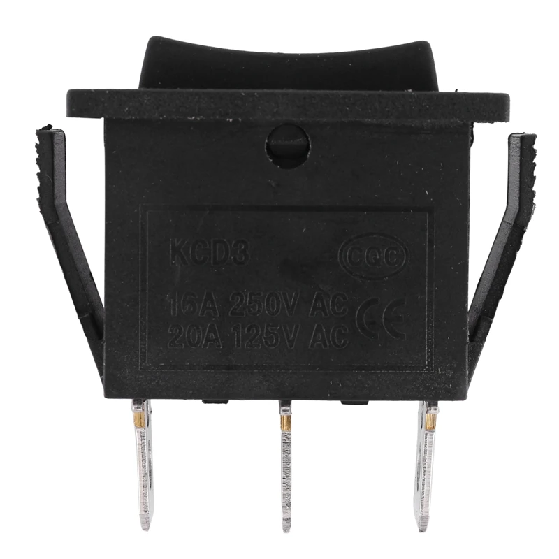 Кнопочный переключатель AC15A/250V 20A/125V 3-контактный SPDT ВКЛ-ВЫКЛ 3-позиционный