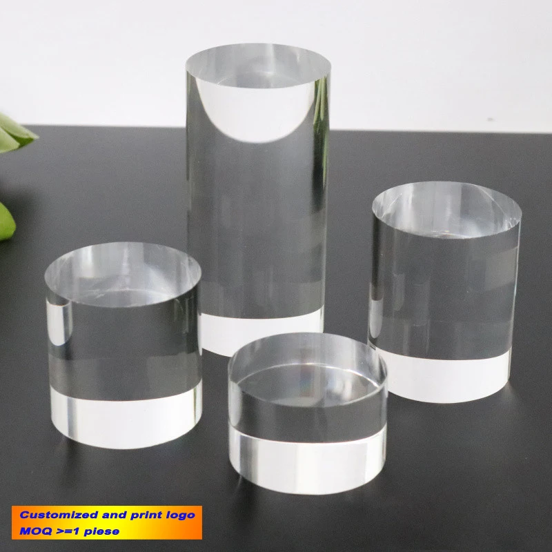 Акриловый круглый лист для стемпинга подставка демонстрации косметики реквизит