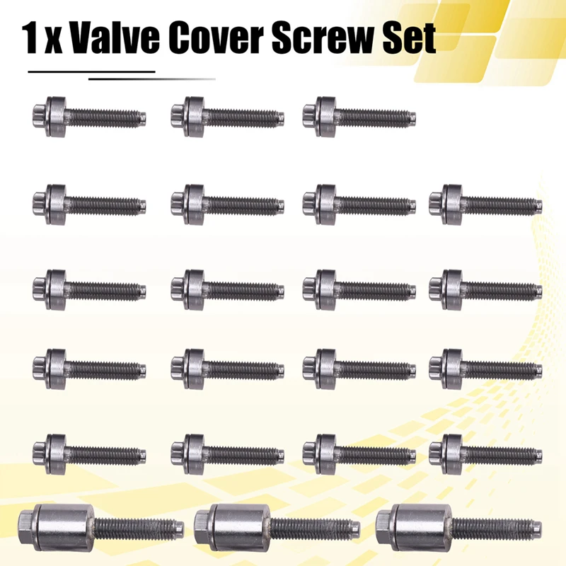 22 шт./комплект алюминиевые Винты для BMW E60 E61 E90 E91 Z4 11120409288