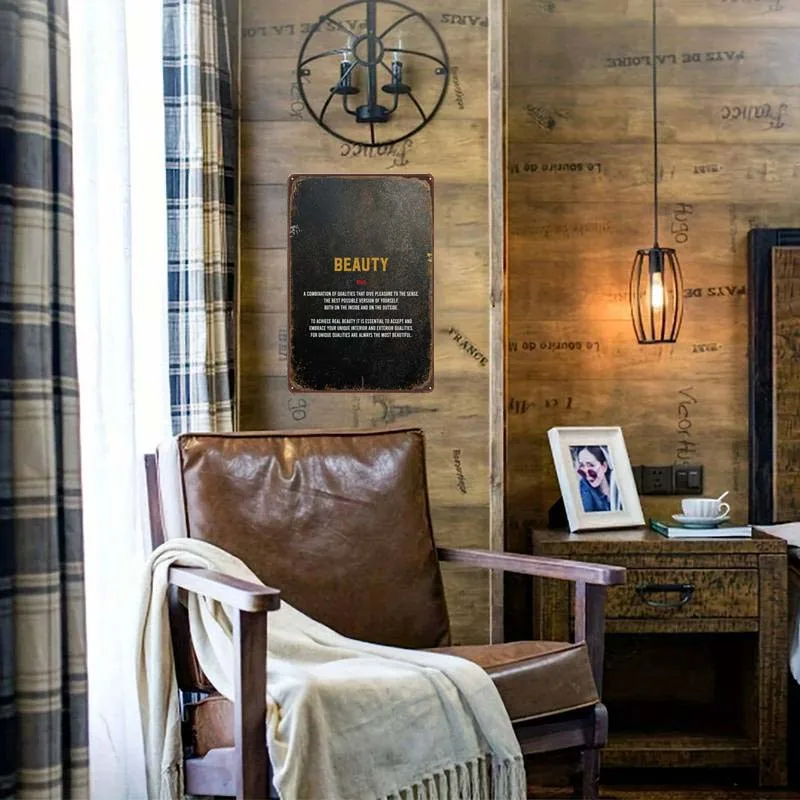 Оловянные дощечки пользовательское украшение для спальни четкий плакат