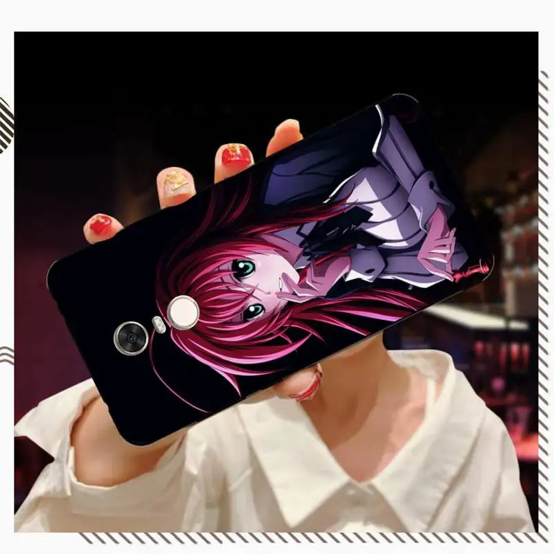 LVTLV Akeno Rias Gremory High School Dxd чехол для телефона Redmi 5 6 7 8 9 A 5plus K20 4X S2 GO K30 pro | Мобильные