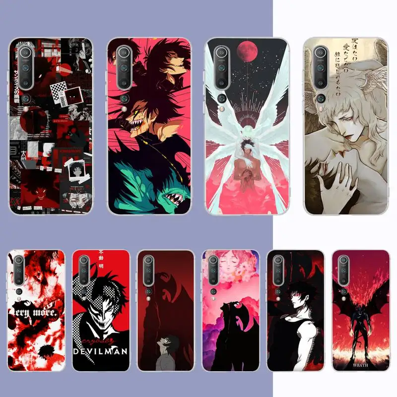 

DEVILMAN Crybaby Anime Phone Case for Samsung S21 A10 for Redmi Note 7 9 for Huawei P30Pro Honor 8X 10i cover