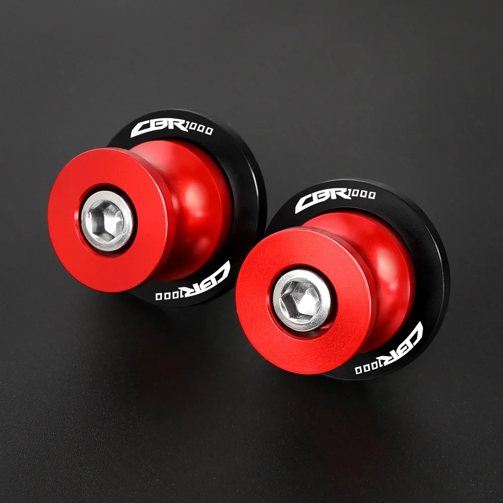 

For HONDA CBR1000 CBR 1000 CBR 1000 2004 2005 2006 2007 Aluminum Swingarm Spools Slider Stand Screw Rear Oil Fluid Reservoir Cap