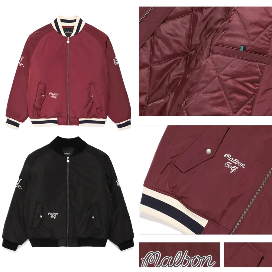 2022 golf clothing Men's autumn winter warm down cotton jacket windproof jacket jacket heavy coat men's jacket
