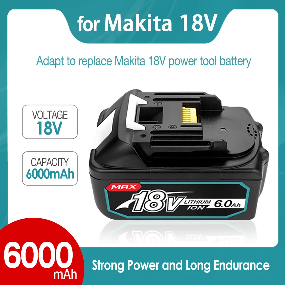 

Оригинальный Makita 18 в 12000 мАч 18650 Ач перезаряжаемый аккумулятор для электроинструментов со светодиосветодиодный Li-Ion Замена LXT BL1860B BL1860 BL1850