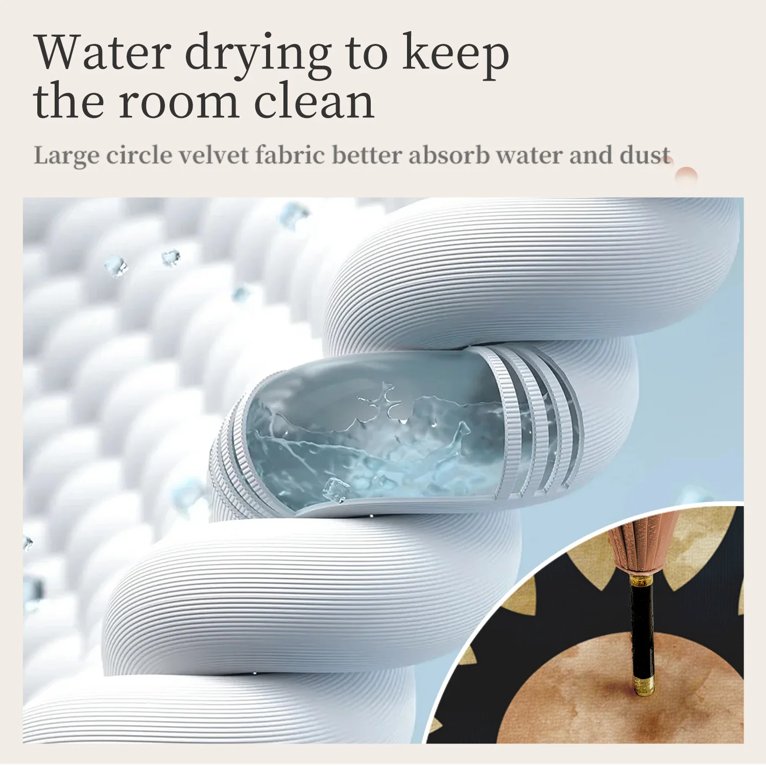 Коврик для входной двери с противоскользящей резиновой подложкой