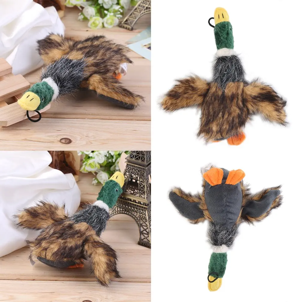 

Hot Sale Cute Pet Dog Toys Squeaking Duck Dog Toy Plush Puppy duck for Dogs pet chew squeaker squeaky toy Cachorro Mascotas Toy