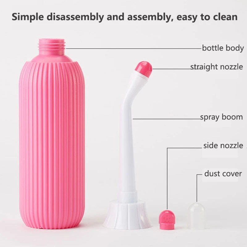 

500Ml Portable Bidet Private Parts Flushing Device Baby Butt Cleaner Confinement Pregnant Lying-In Women's Perineum Body Bidet