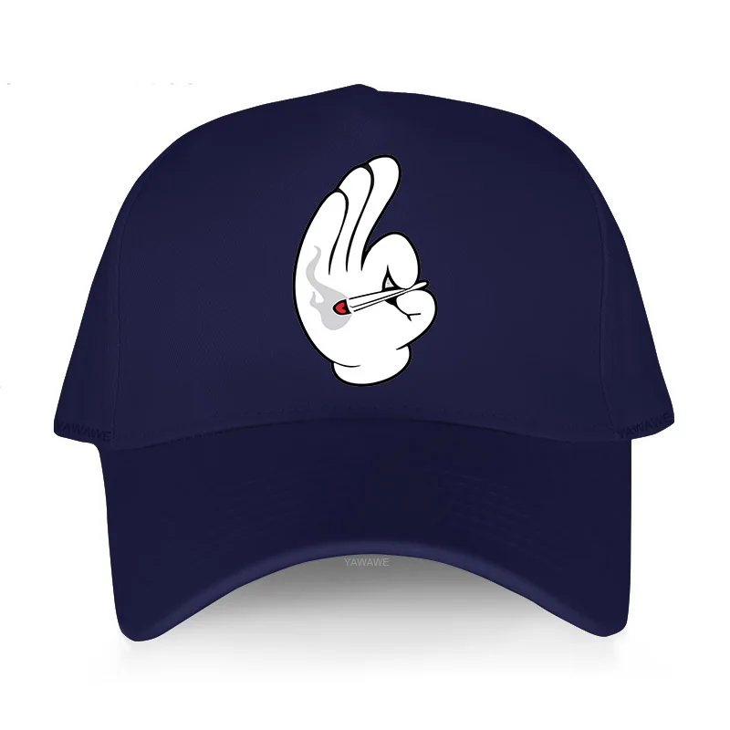 

Baseball Cap yawawe hats Unisex Snapback Cartoon Hands Smoking Joint Blunt Weed College Party brand Hip Hop Fishing Hat