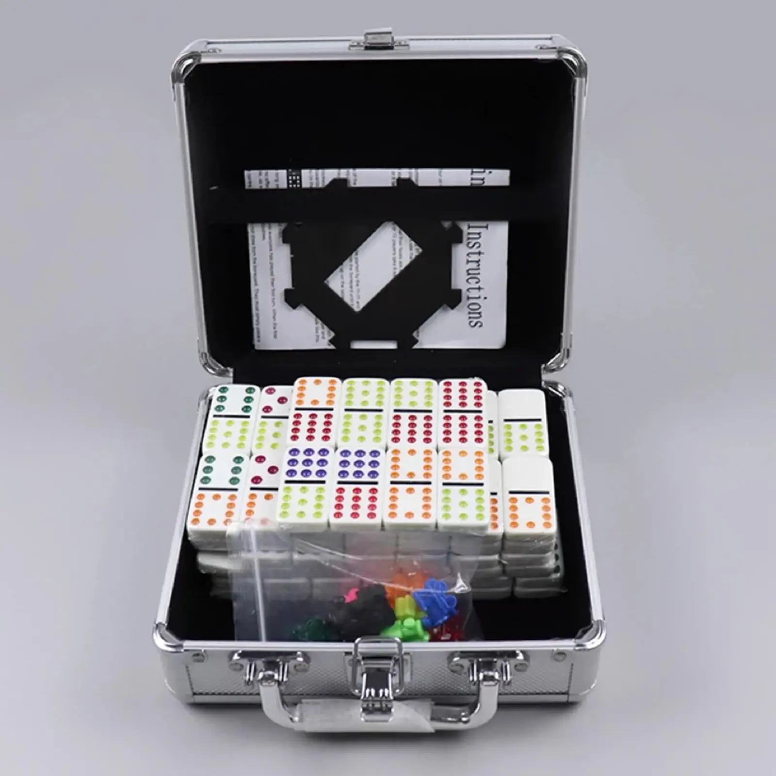 Набор для игры в домино двойное шесть развивающая игрушка 91 плитка настольная