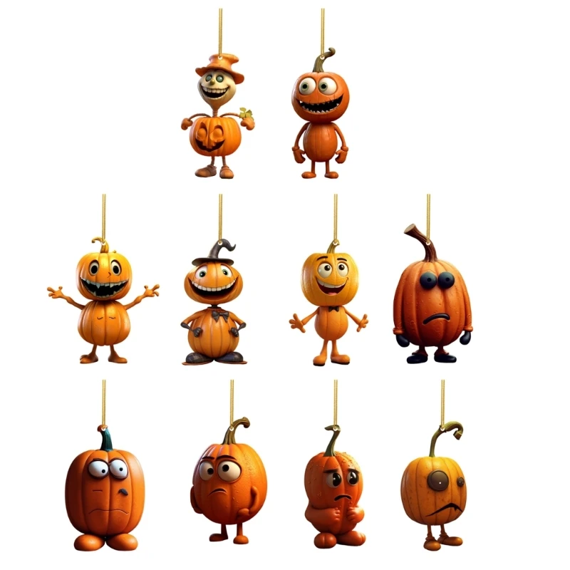 

Pumpkin Acrylic Hanging Pendant Car Pendant for Halloween Celebrations