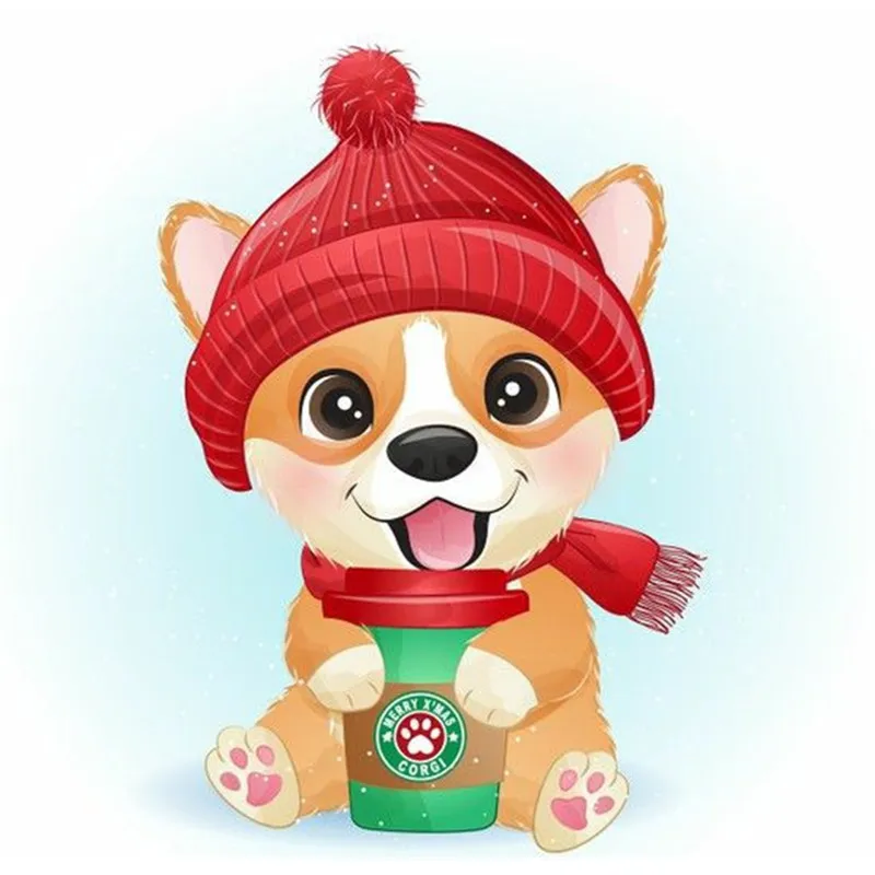 

Прозрачные штампы и штампы для резки животных, собак, рождественские прозрачные силиконовые уплотнения «сделай сам», украшение для скрапбу...