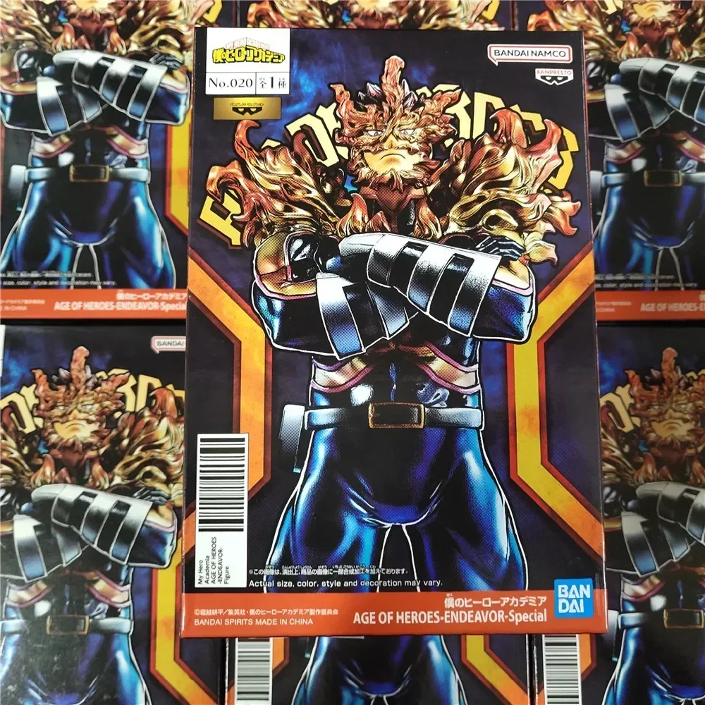 Оригинальные Bandai My Hero Academia Age of Heroes Endeavour Special аниме ПВХ фигурки украшения фигурка