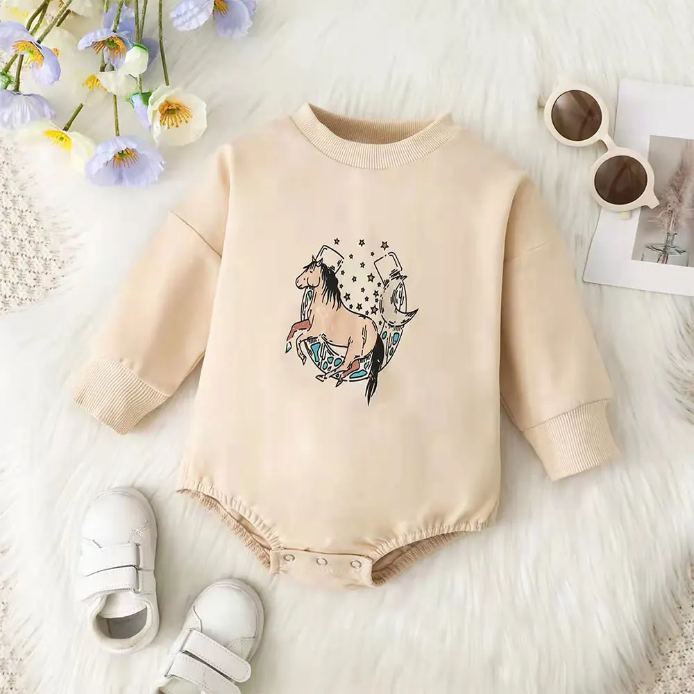 

Baby Rompers Spring Long Sleeve Newborn Boys Girls Clothes Jumpsuits Toddler Infant Outfits One Piece Wear Outfits One Piece