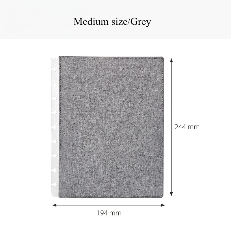 

Обложка для блокнота LZN, буквенная, средняя, из льна, 2 штуки