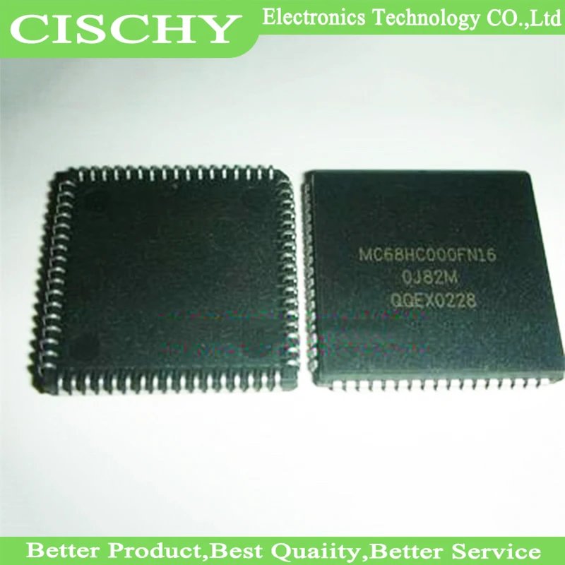 

1 шт./лот MC68HC000FN16 PLCC-68 MC68HC000 PLCC68