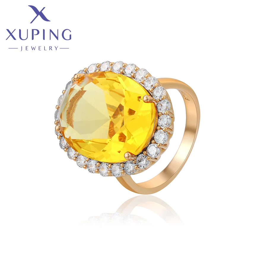 

Xuping Jewelry Fashion Big Stone Women Ring with Gold Colod for Party X000440174