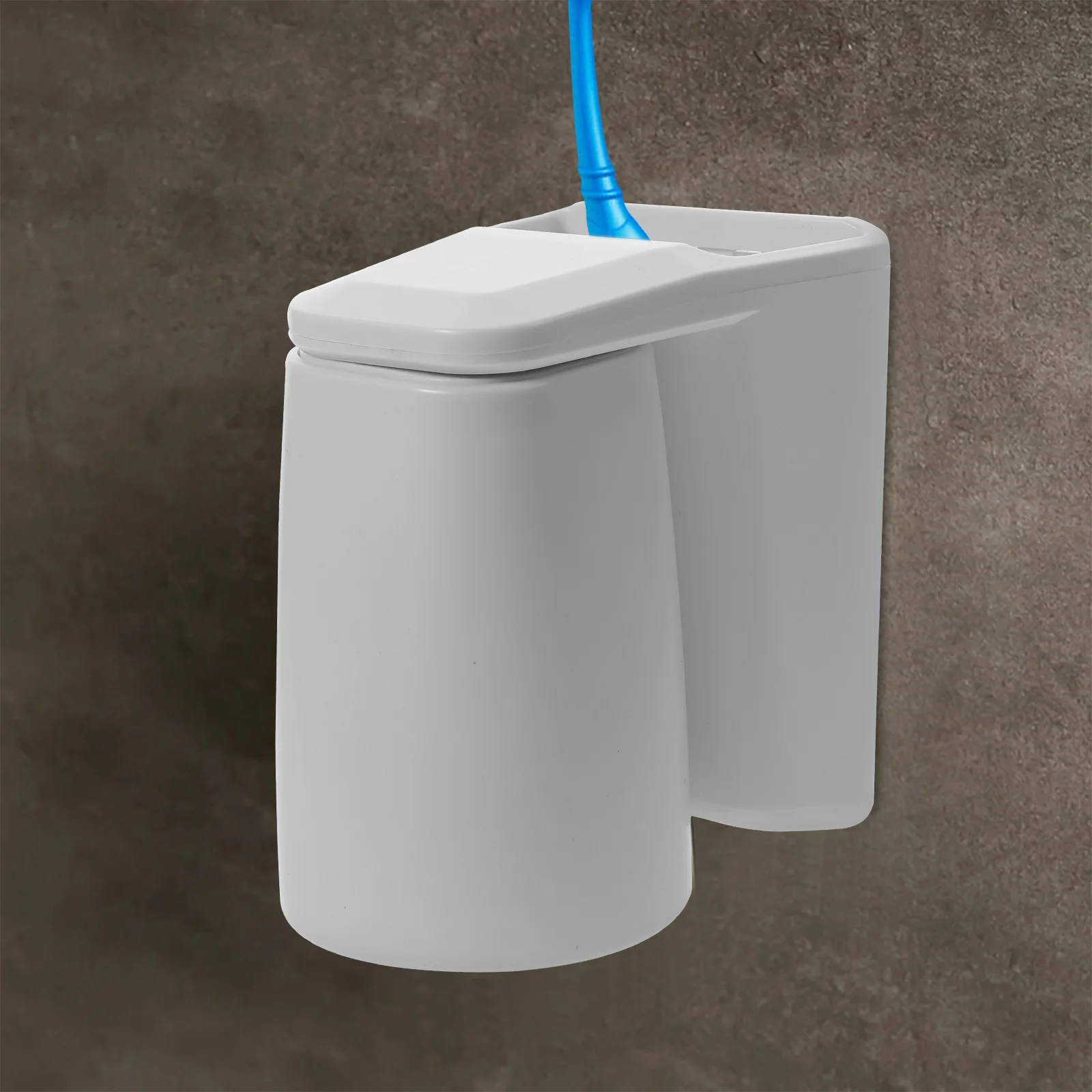 

1 Set Bathroom Wall Mounted Organizer Toothpaste Holder with Magnetic Cup