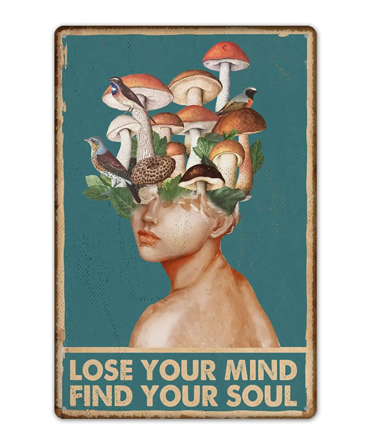 Винтажные металлические жестяные знаки Fmcmly Hunter Lost Your Mind Find Soul для дома бара кухни