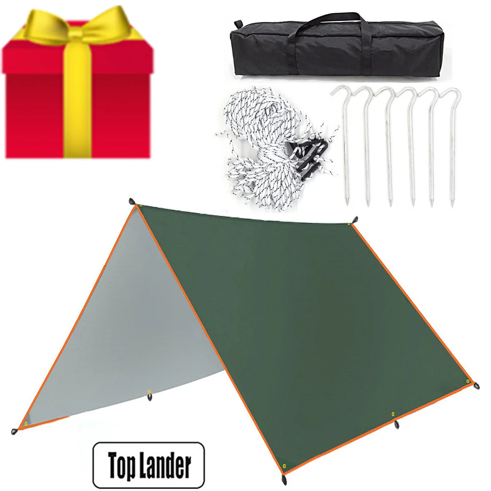 

Buy 1 Get 2 Free Awning Waterproof Tarpaulin Tent Ultra Light Garden Canopy Outdoor Camping Hammock Travel Beach Awning