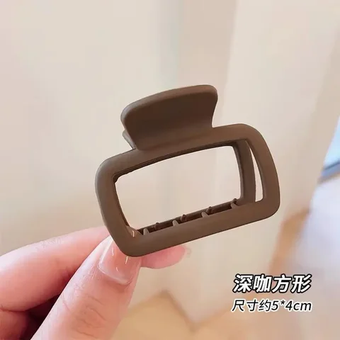 Nwe Women's Square Lightweight Hair Claw Clip Fashionable Elegant Hair Accessory Clip Suitable Hair Styling Makeup