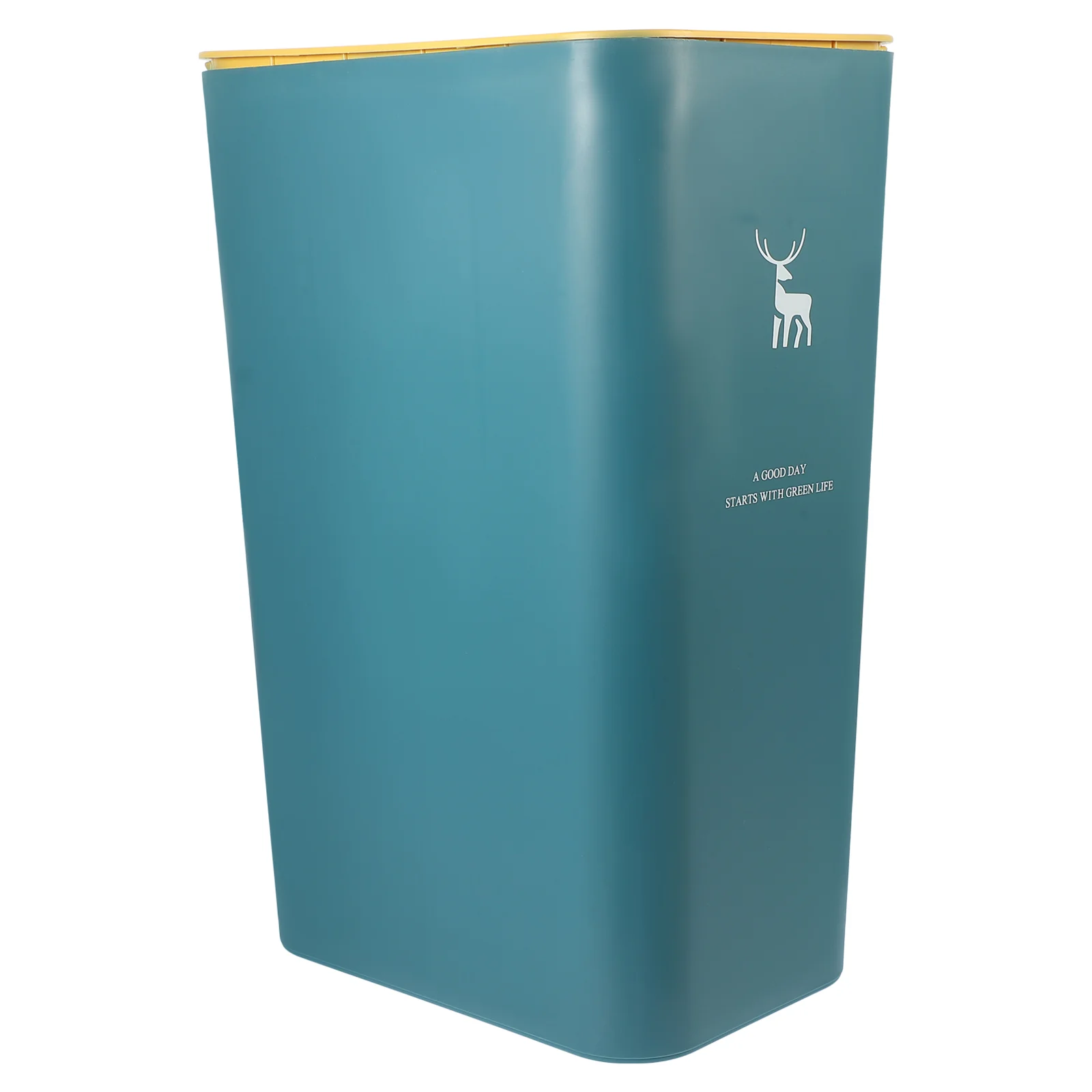 

Trash Bin Lid Slim Bedroom Garbage Can Kitchen Bathroom Reusable Dogproof Narrow