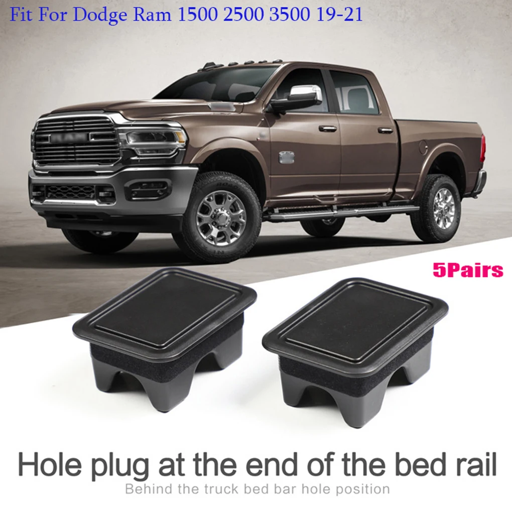 

10 Pieces Kit Truck Bed Rail Stake Cap Removable Anti-corrosive Cover