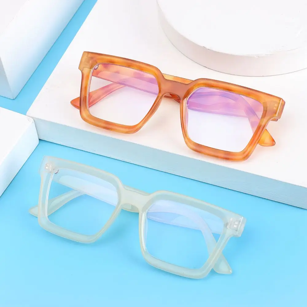 

Women Men Square Oversized Vision Care Eyewear Eyeglasses Computer Goggles Anti-UV Blue Rays Glasses