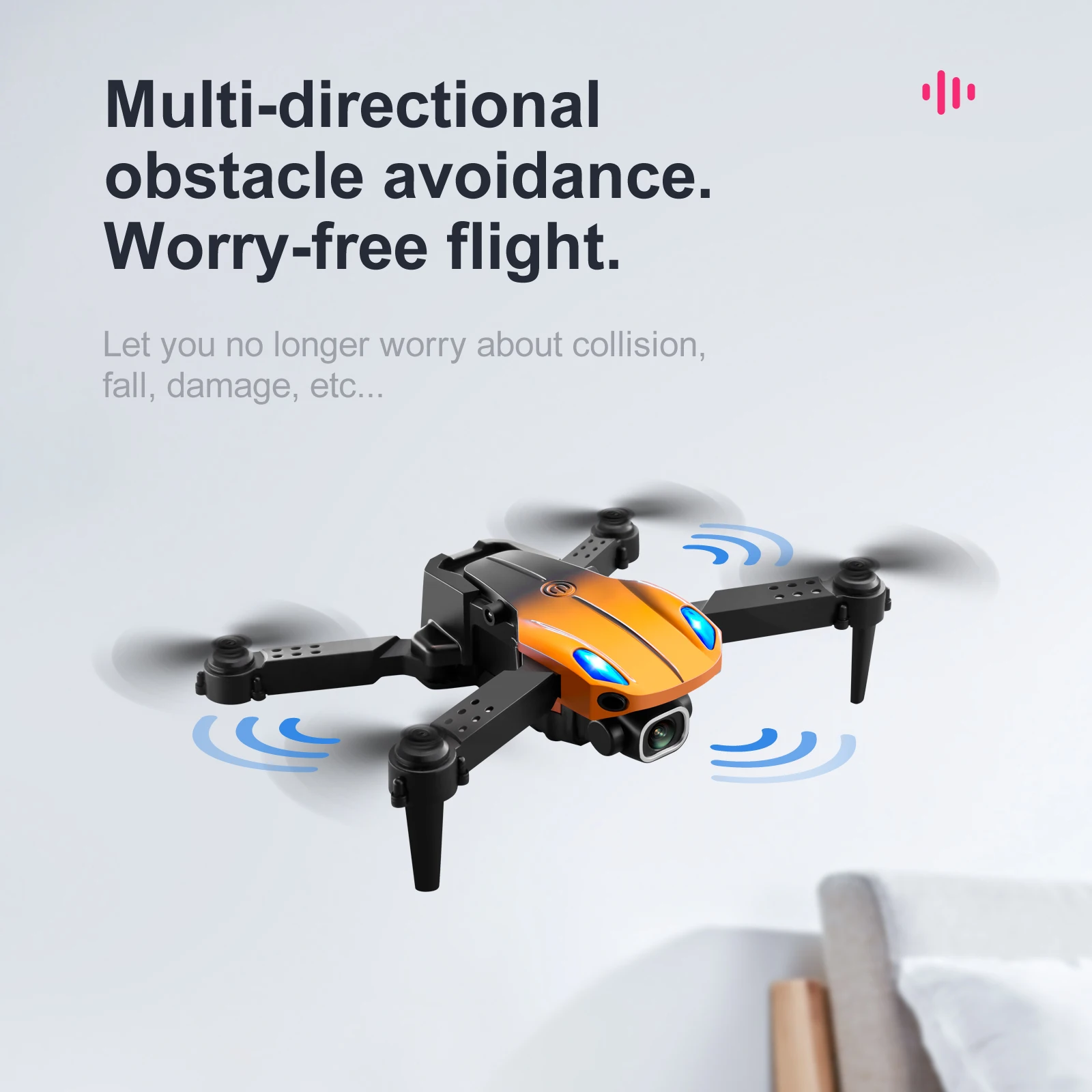 Drone 4k Professional Rc Quadcopter Remote Control Toy Plane HD Camera Rc Plane Dual Camera 360° Roll 50x Zoom Smart Hover enlarge