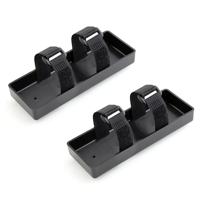 

HOT-2 Set RC Plastic Battery Tray Case Battery Box Bracket For 1/8 1/10 Axial SCX10 Traxxas TRX4 D90 RC Crawler Car Parts