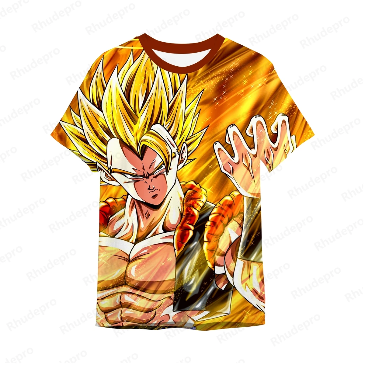 Футболка Goku короткий Драконий жемчуг в стиле Харадзюку хип-хоп футболка с