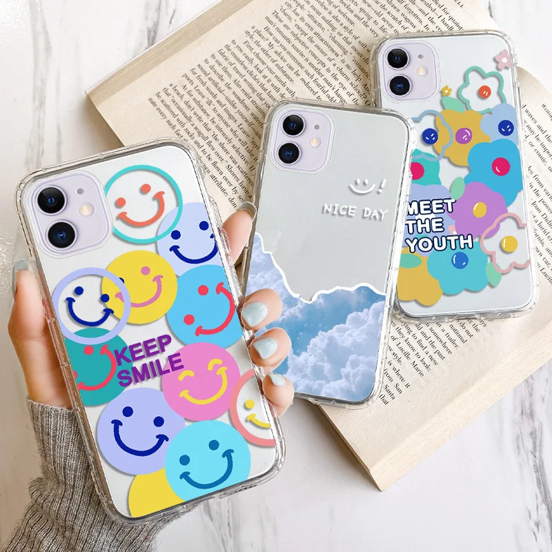 

Clear TPU Case For iPhone 13 Pro Max Case Silicon Funda iPhone 11 12 13 Mini XS Max XR 6 6s 7 8 Plus SE 2020 iPhone11 Back Cover