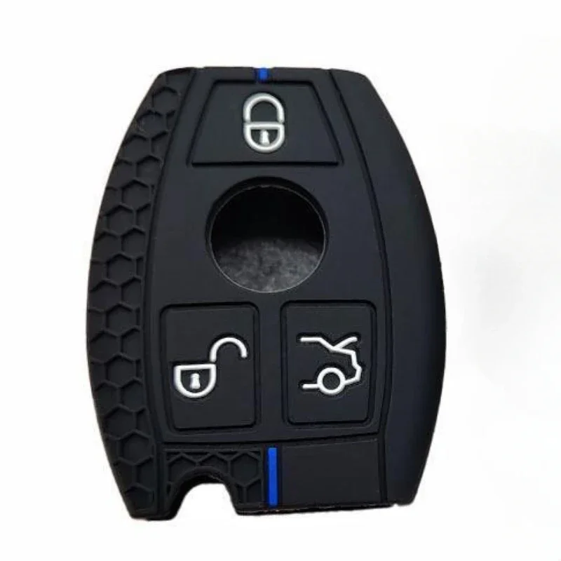 

Силиконовый автомобильный брелок для ключей Mercedes Benz A B C E S G Class W204 W205 W212 W213 W176 W177 GLC CLA AMG, аксессуары