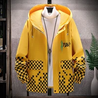 new spring autumn 2022 casual mens hooded jackets streetwear coats outwear top big size clothing m 4xl windbreaker drop shipping