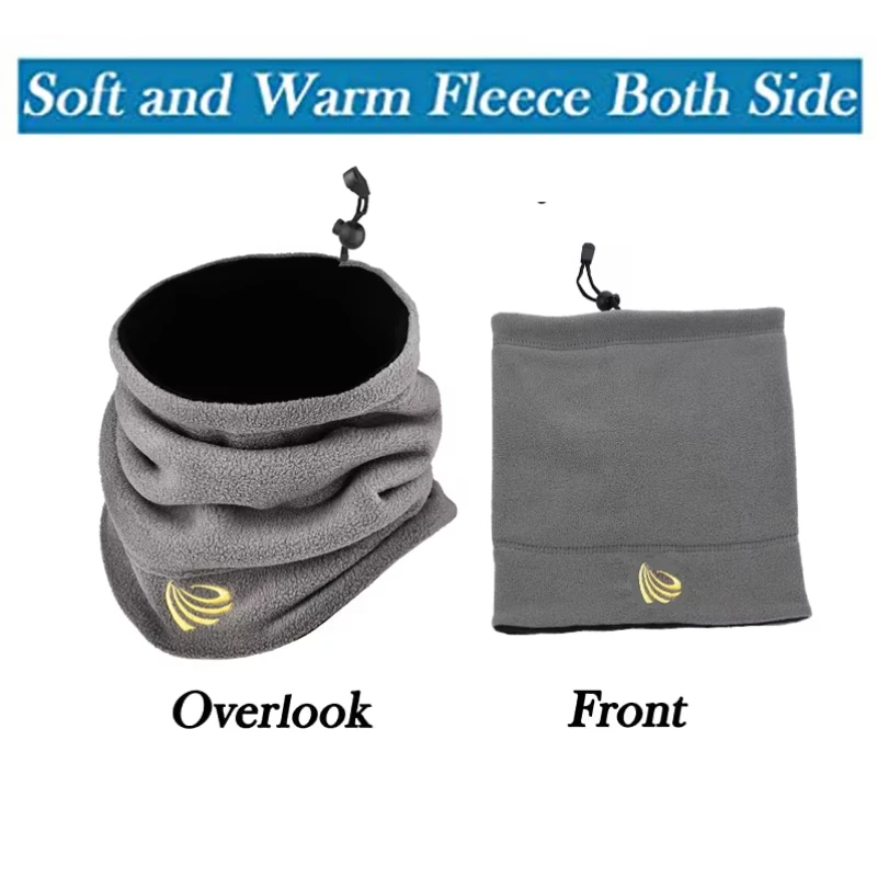 Модный зимний теплый флисовый шейный шарф для кемпинга Лыжная трубка Сноуборда