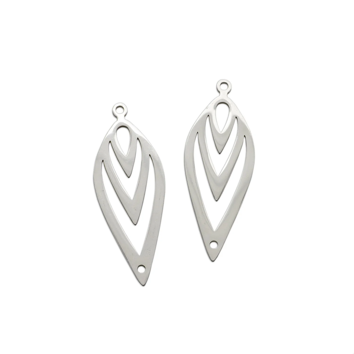 

5Pcs Stainless Steel Diamond Hollow Geometric Charms Pendant Diy for Earrings Necklaces Jewelry Making Findings Wholesale