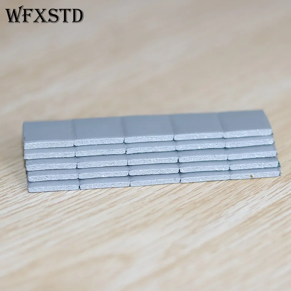 Фото 100pcs 2mm FLEX780 Silicon Thermal Pad For LAIRD Notebook GPU Graphics Memory Beiqiao Thermal Silica №1