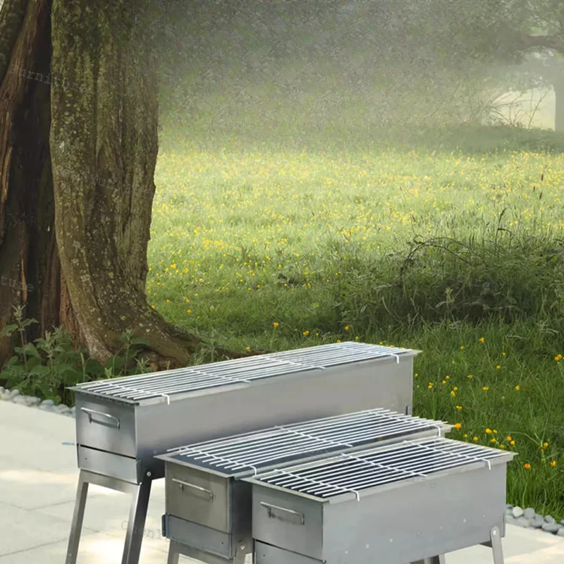 Полка для приправ Gridiron уличная плита барбекю уголь пикника портативная Tungku Luar