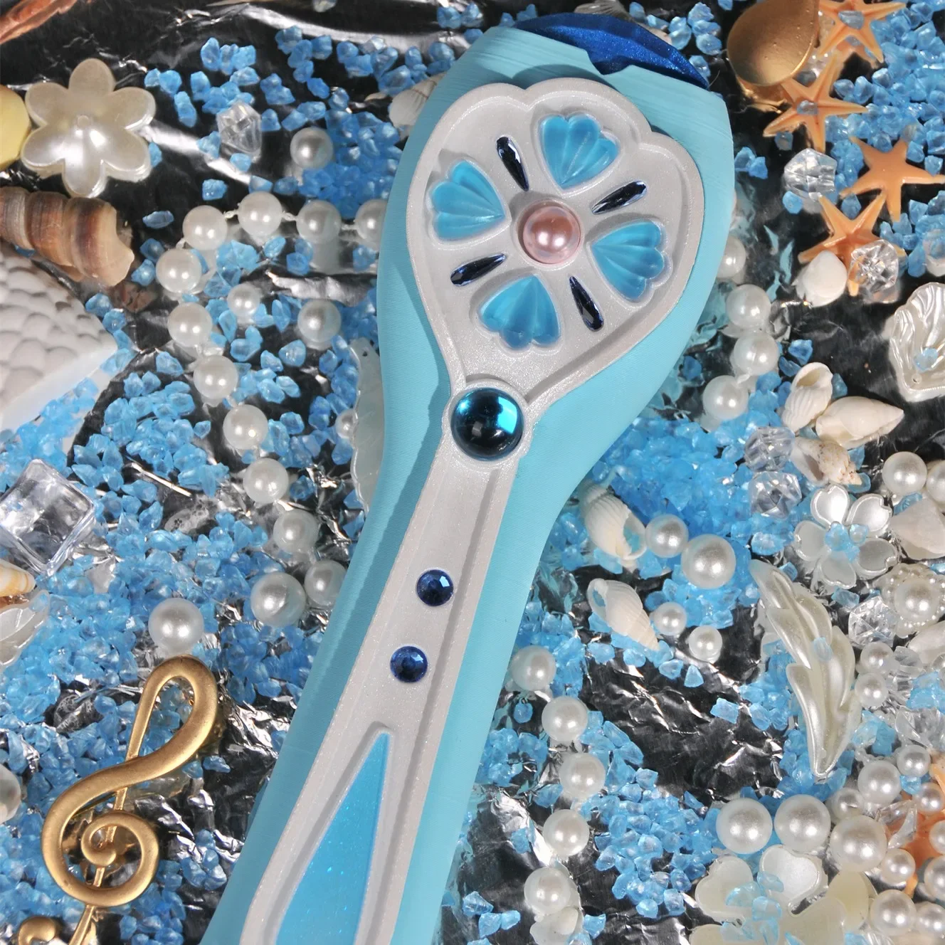 RG русалка мелодия настоящие бусины потому реквизит микрофон