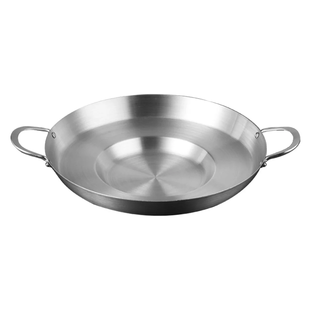 

Induction Fry Pan Flat Bottom Concave Gong Pot Stainless Steel Baking Pans Frying