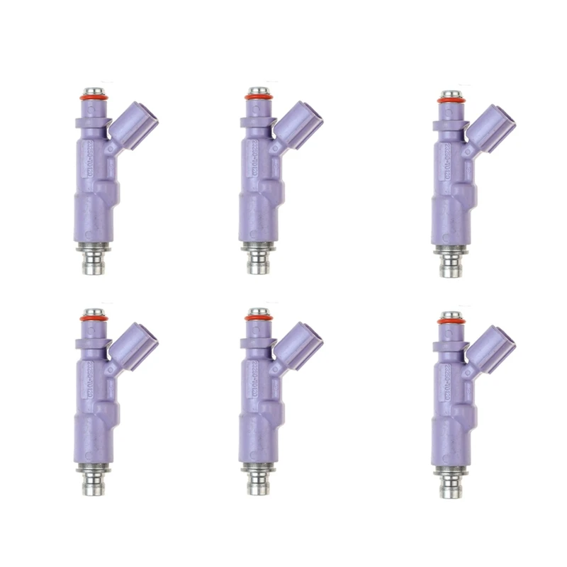 6X новая Форсунка топливного инжектора 23250-70120 для Toyota Lexus IS200/300 Altezza Mark 2 Chaser