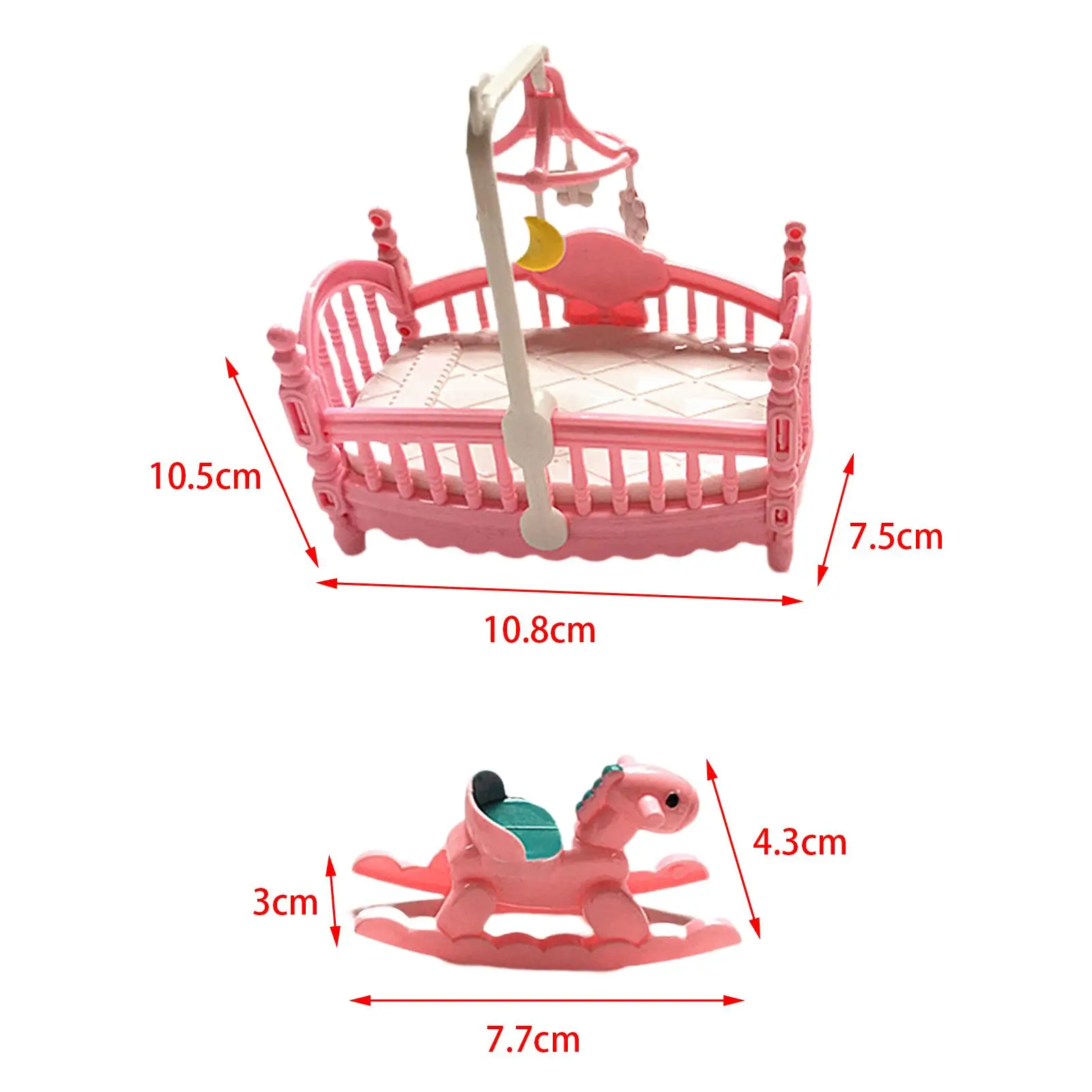 

Миниатюрная модель для украшения кукольного домика, игрушка для ролевых игр, аксессуары для кукольного домика, украшение для детской кроватки