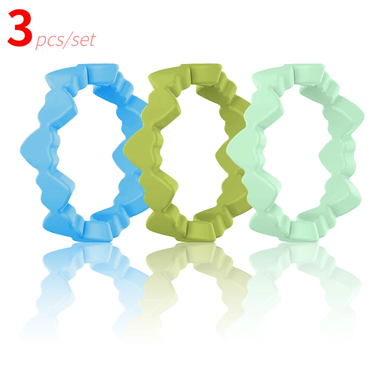 

Fashion Love Heart-shaped Sports Silicone Ring for Women Female Fasion Wedding Rubber Hypoallergenic Flexible Finger Rings