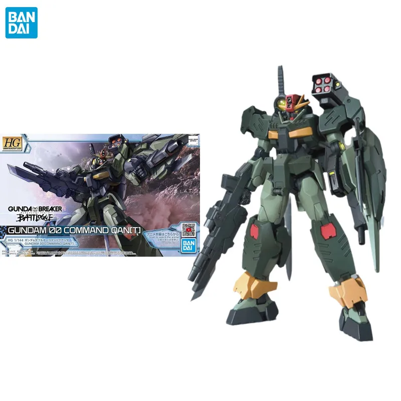 Набор моделей Bandai Gundam, аниме фигурка HG 1/144 05 00 COMMAND QAN T экшн-фигурка GUNDAM, коллекционные модели, подарки для детей