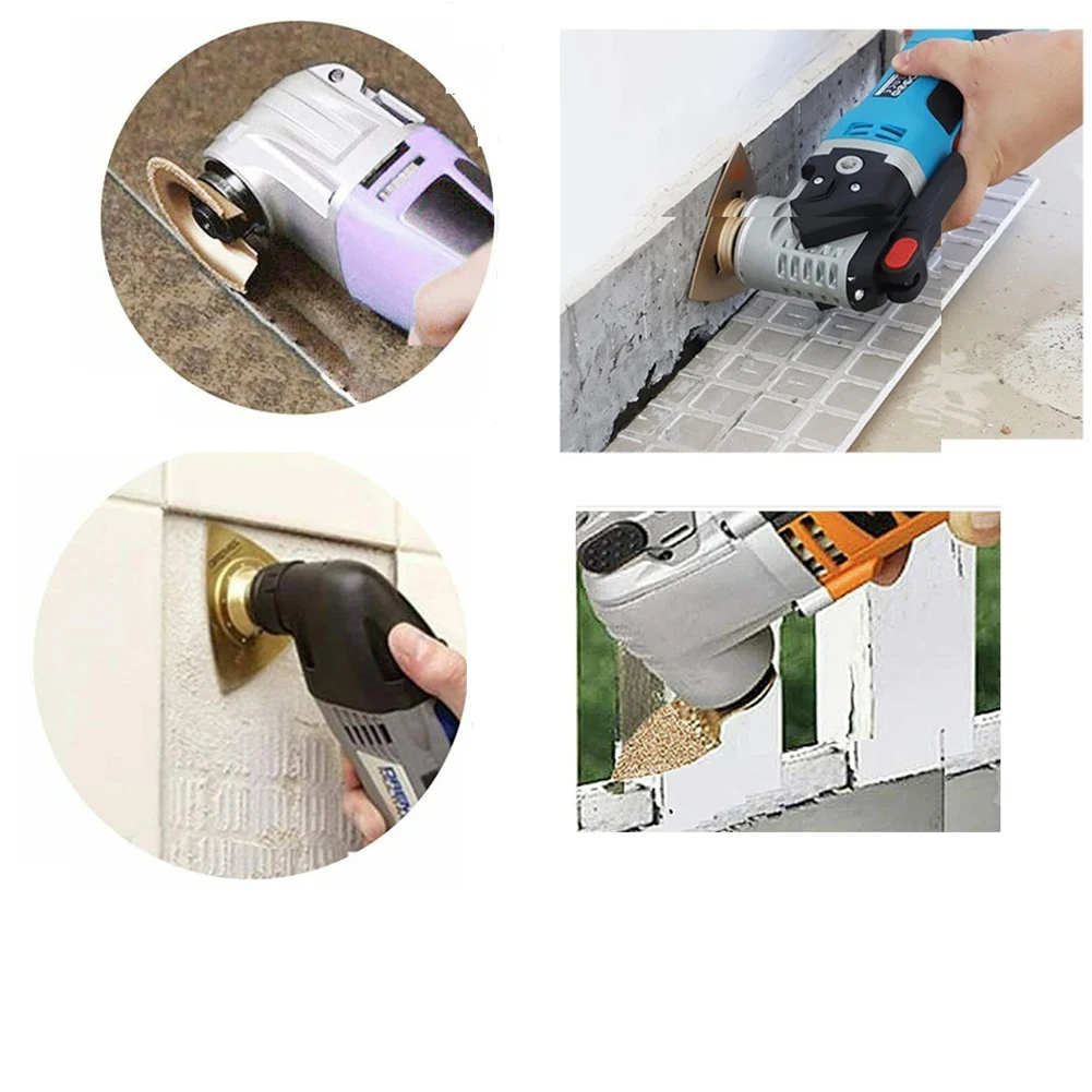 

6Pcs Oscillating Multitool Triangle Carbide Rasp Saw Blade Grind Blade For Fein Black&Decker Multimaster Ryobi
