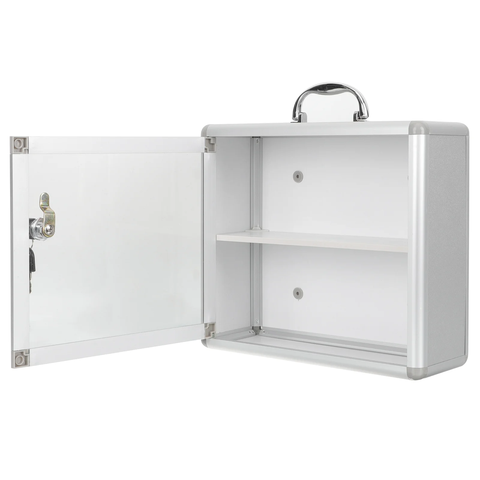 

Portable Medicine Box Travel Pro Suitcases Visible Cabinet Aluminum Carrying Alloy Community Locking Tools Container