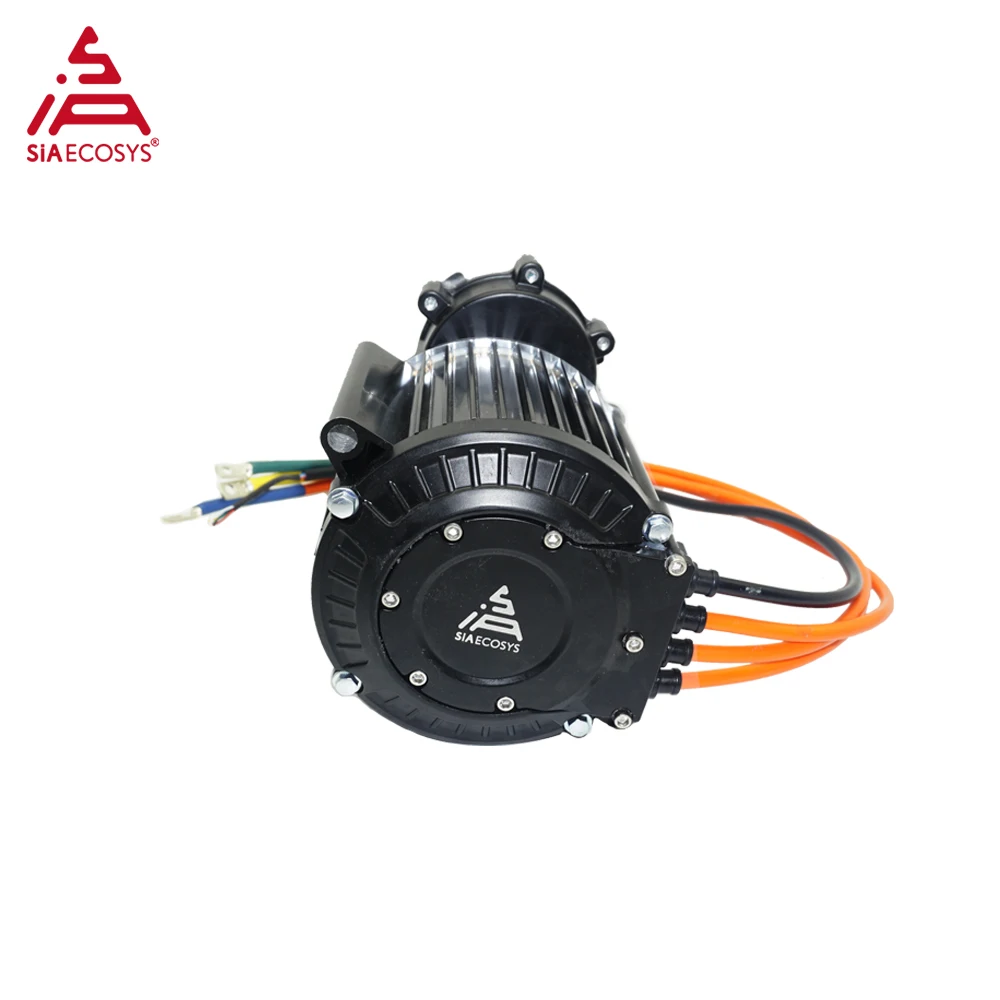 Фото SiAECOSYS QS Motor QS120 60H 2000W V3 72V Средний приводной двигатель с коробкой передач для электрического мотоцикла №3