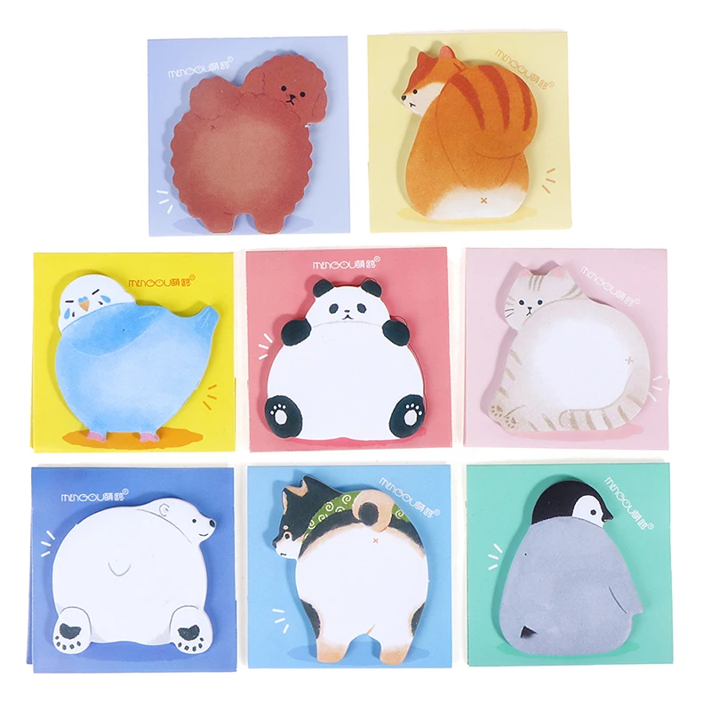 

Cute Animal Sticker Bookmark It Marker Memo Index Tab Sticky Post Notes Cute Stationary Supplies Kawaii