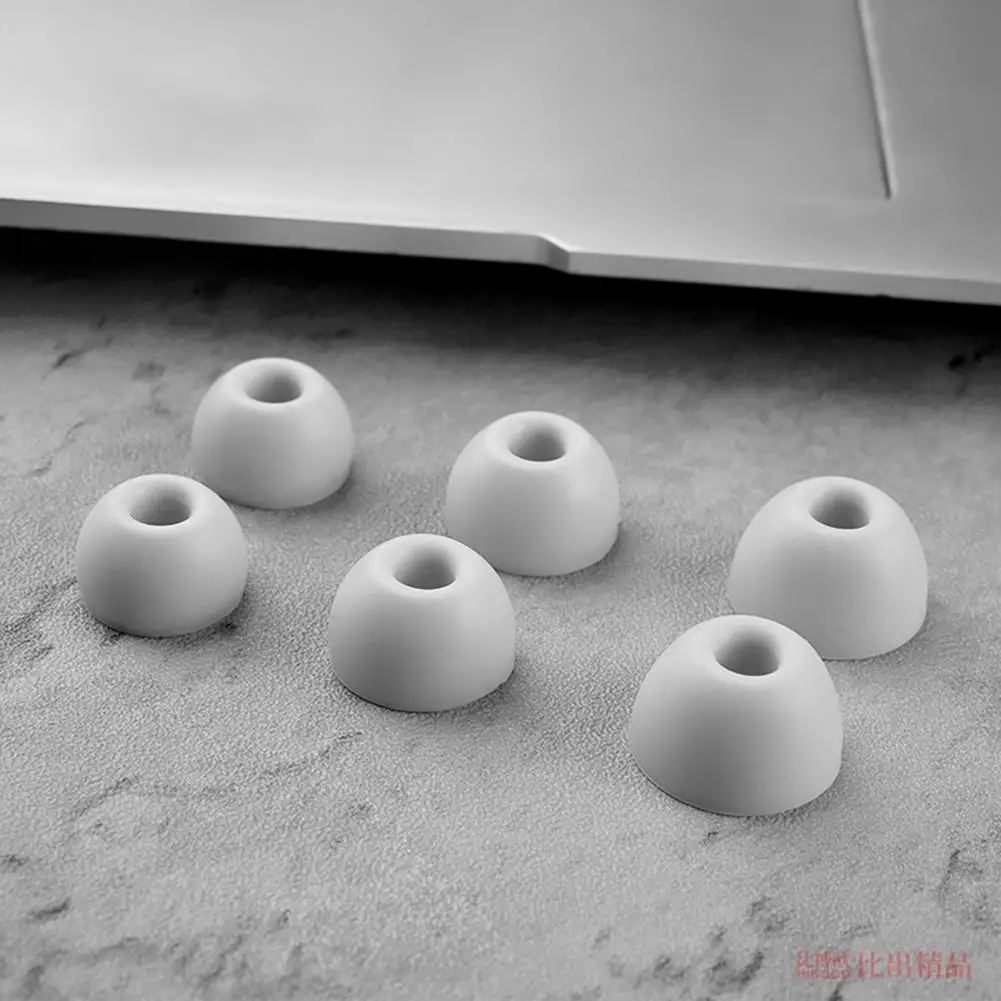 

3 Pair Eartips Comfortable Replaceable Elastic Wireless In-ear Earphone Earplug Pads for Studio Buds