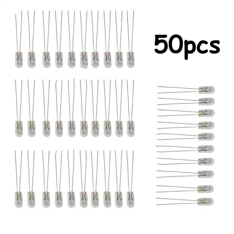 

10/25/50 шт. 5 мм прозрачная 3V6V9V12V24V мини-лампа пшеничного риса для GMC Chevy Honda Toyota климат радиопереключатель кнопочные лампы